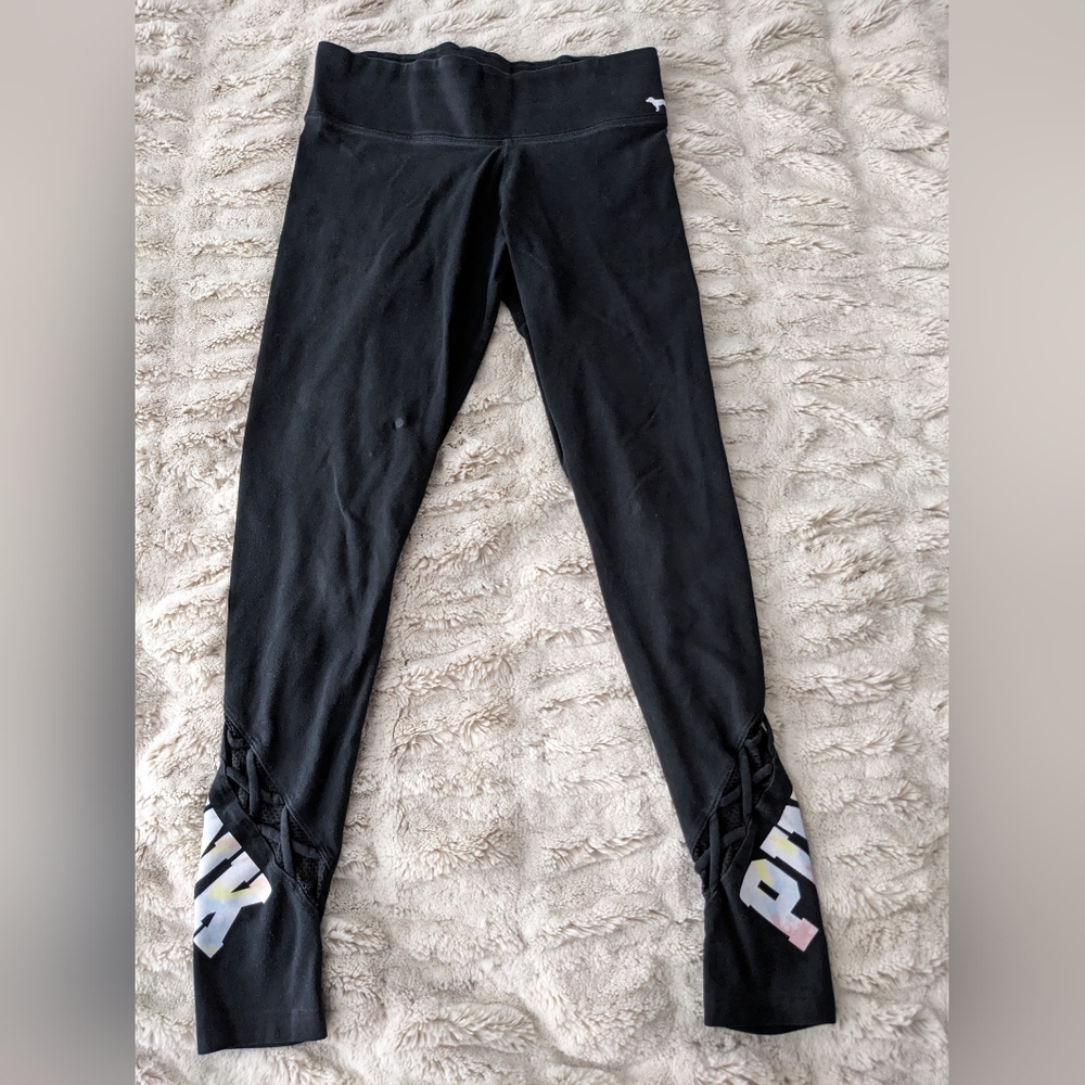 PINK black yoga pants